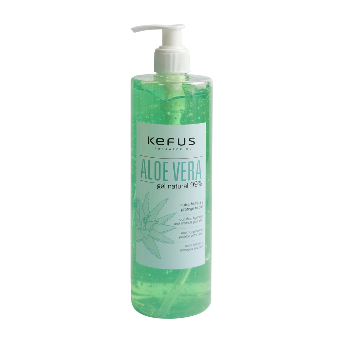Gel Aloe Vera 99% con dosificador, 500 ml