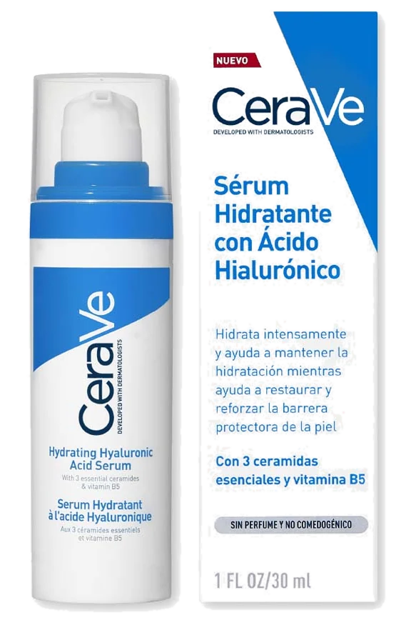 Sérum Hidratante con Ácido Hialurónico, 30 ml