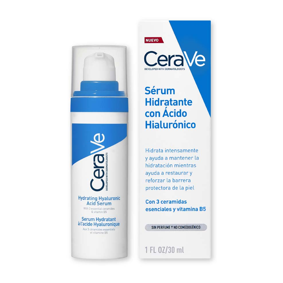 Sérum Hidratante con Ácido Hialurónico, 30 ml